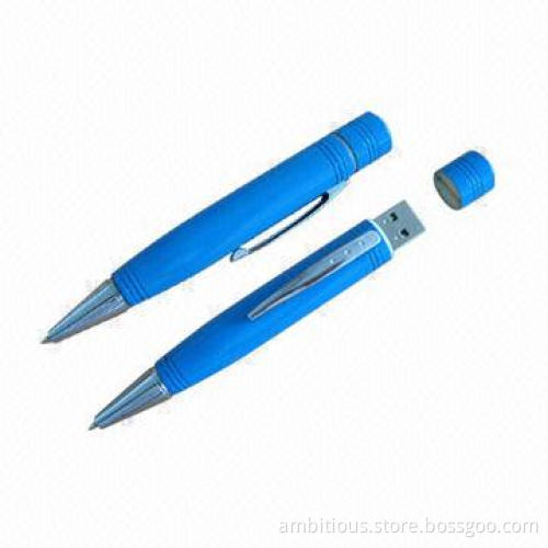 USB pen drive with ball pen function